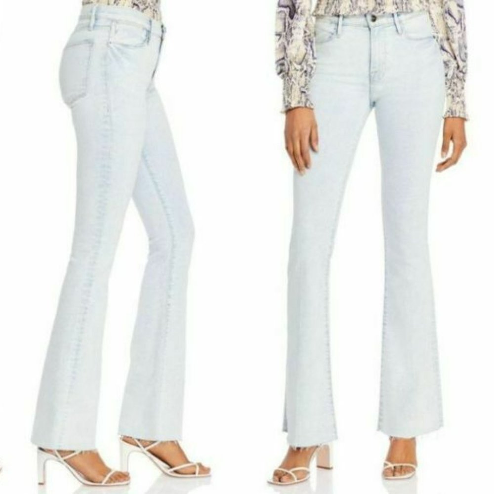 $239 FRAME LE HIGH FLARE PALI JEANS  29